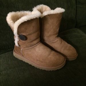 Chestnut colored Bailey Button Uggs!