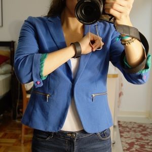 Zara Bright Blue Blazer