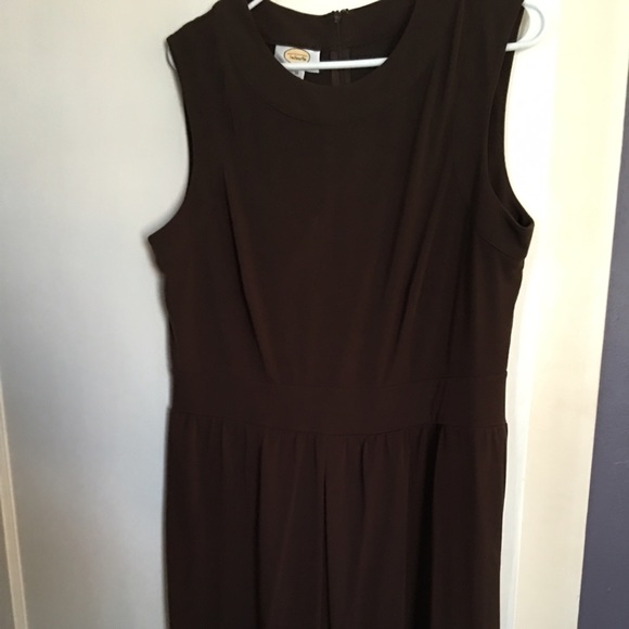 Talbots dark brown dress
