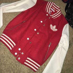 Red Adidas jacket