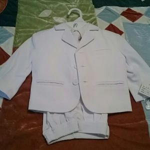 Baptism suit, socks and shoes