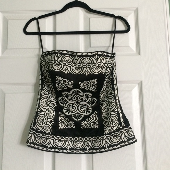 White House Black Market Bustier Corset Top