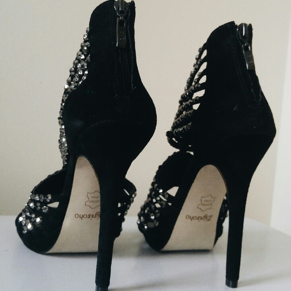 Zigi Soho Shoes Zigi Soho Black Sparkle High Heels Poshmark