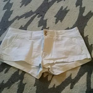 White A&F Shorts