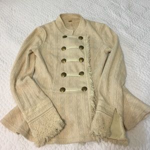 Free people peplum jacket size 2
