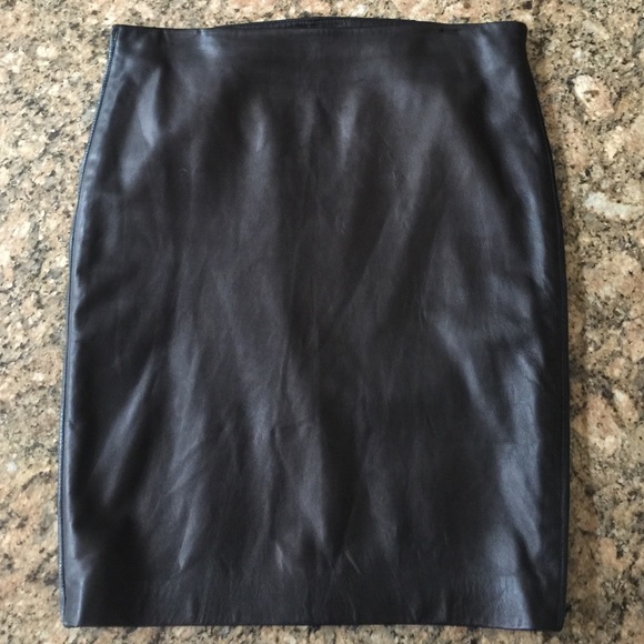 Diane von Furstenberg Dresses & Skirts - Diane von Furstenberg Leather Pencil Skirt