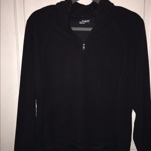 Columbia black, fleece, 3/4 zip pullover