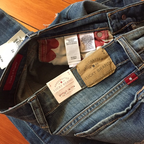 NWT Lucky “Charlie” Skinny Jeans - Picture 4 of 4