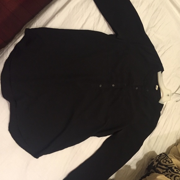 Black long sleeve blouse