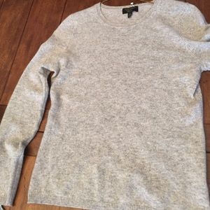 Charter club cashmere sweater gray