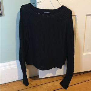 American Apparel Cropped Black Sweater