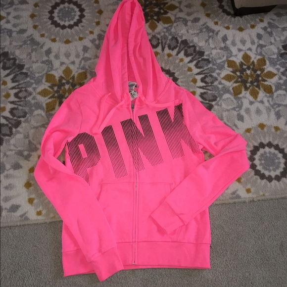 NWT VS PINK FULL ZIP HOODIE