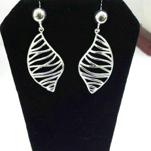 Sterling silver dangle earrings