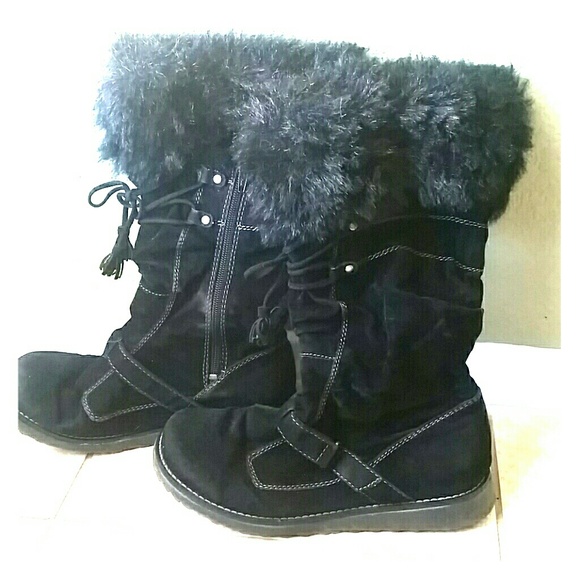 Black boots