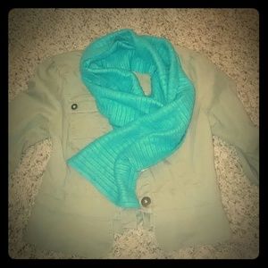 Teal scarf