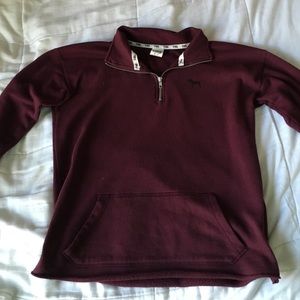 PINK maroon half zip !!
