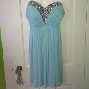 Light blue semi formal dress NWT