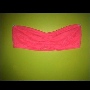 PINK Victoria's Secret orange Bando