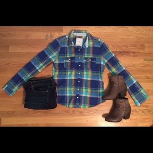 *RESERVED* Gills Hicks Long Sleeve Plaid Shirt