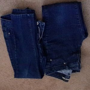 2 Pairs Denim Leggings PRICE REDUCTION