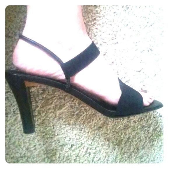 Black Strappy Heels
