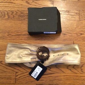 NWT - Costume National Gold Belt