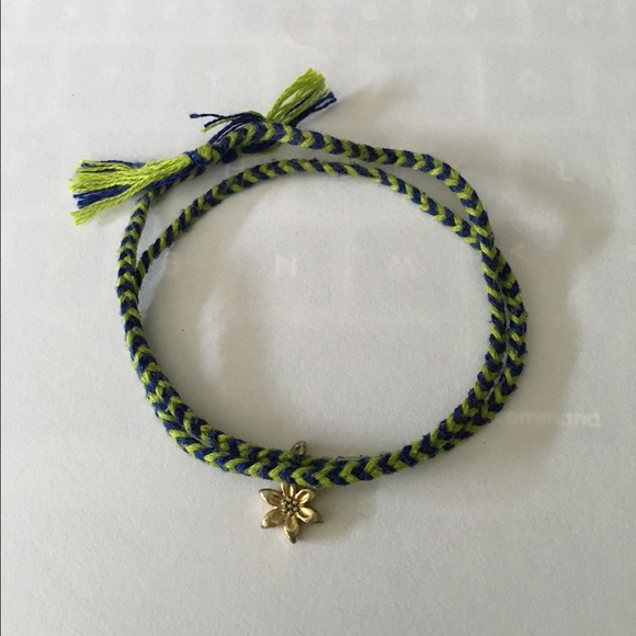 Madewell Friendship Bracelet With Flower Charm