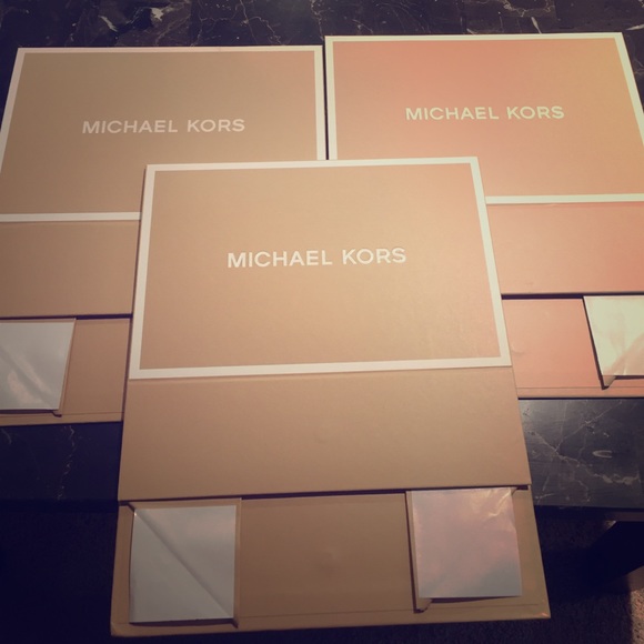 3 small original MK gift boxes