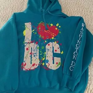 Splatter paint hoodie