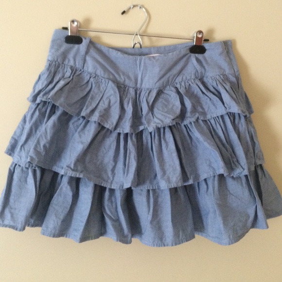Ruffle Mini Skirt
