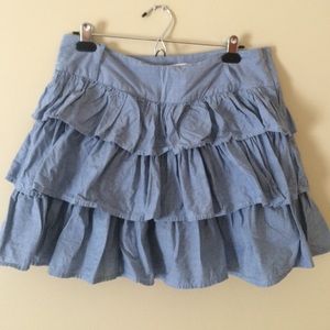 Ruffle Mini Skirt
