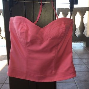 Cotton candy pink corset