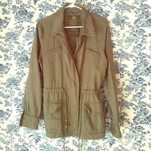 Lucky Brand green lightweight cargo jacket