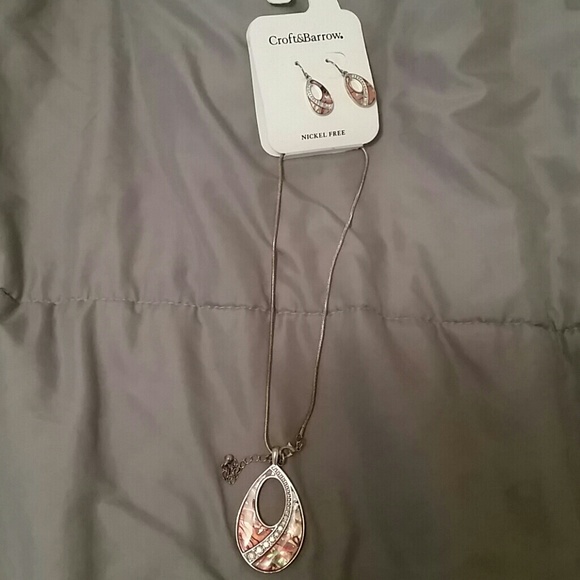 Necklace and earrings