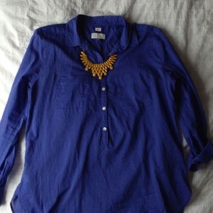 Loft blue blouse
