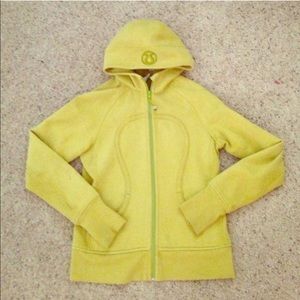 Lululemon lime green scuba hoodie