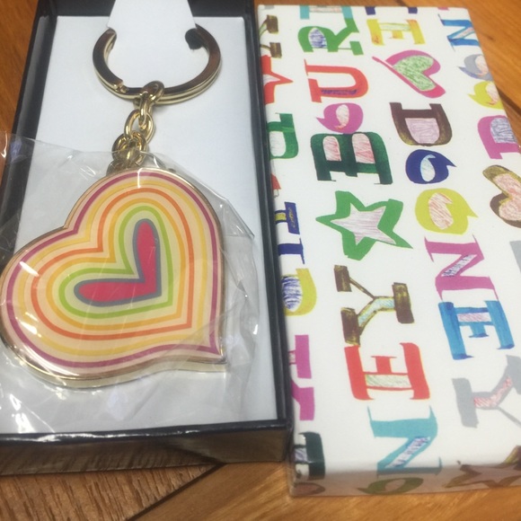 Dooney & Bourke Rainbow Keychain NWTs & Box