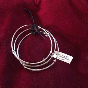 Alex and Ani Expandable wire bracelets