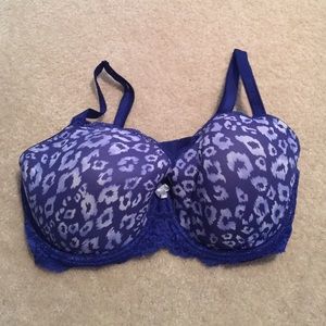 Blue Leopard Victoria's Secret Angels bra