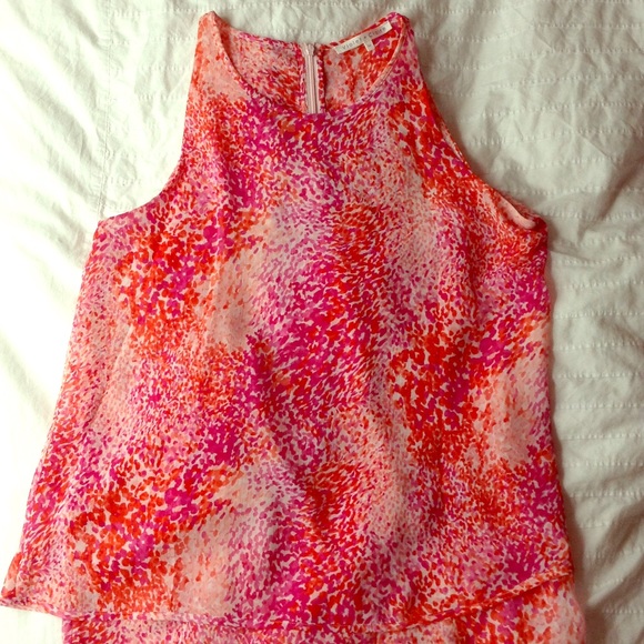 Colorful high-neck tank