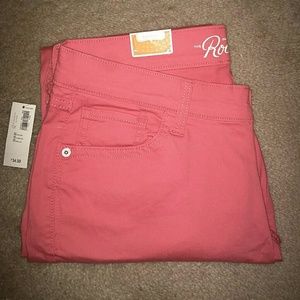 Old Navy - Brand New Coral Rockstar Super Skinny
