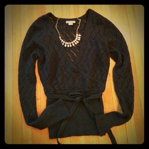 Anthropologie black sweater