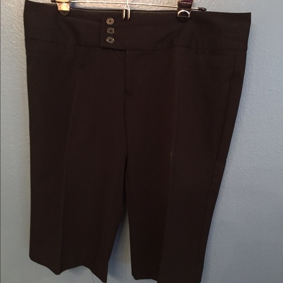 Black Bermuda shorts