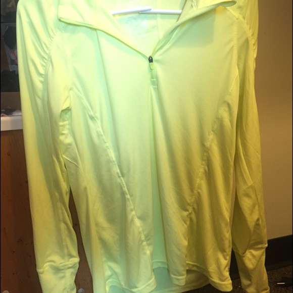 neon workout quarter zip sweatshirt danskin nike