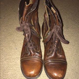 steve madden "troopa" combat boots