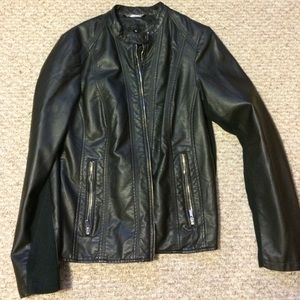 Women's Black Leather Jacket
