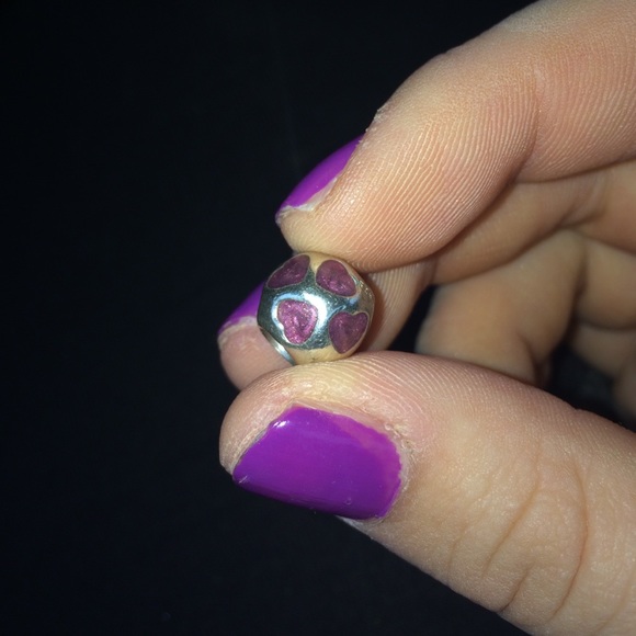 Purple Heart Pandora charm