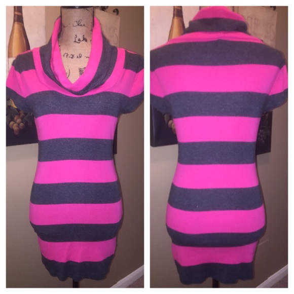 Cowl neck sweater tunic or top