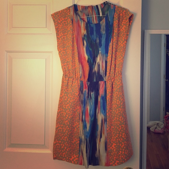 Rachel Roy Bright Silk Dress