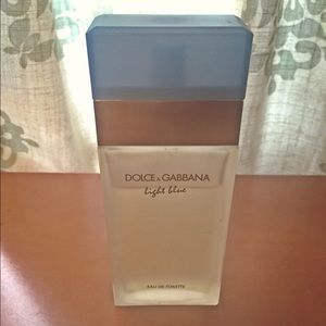 Used Dolce & Gabbana Light Blue Perfume. 3.3 Oz.